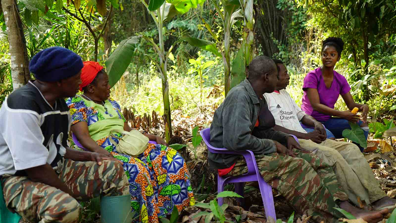 Community gathering in Cameroon