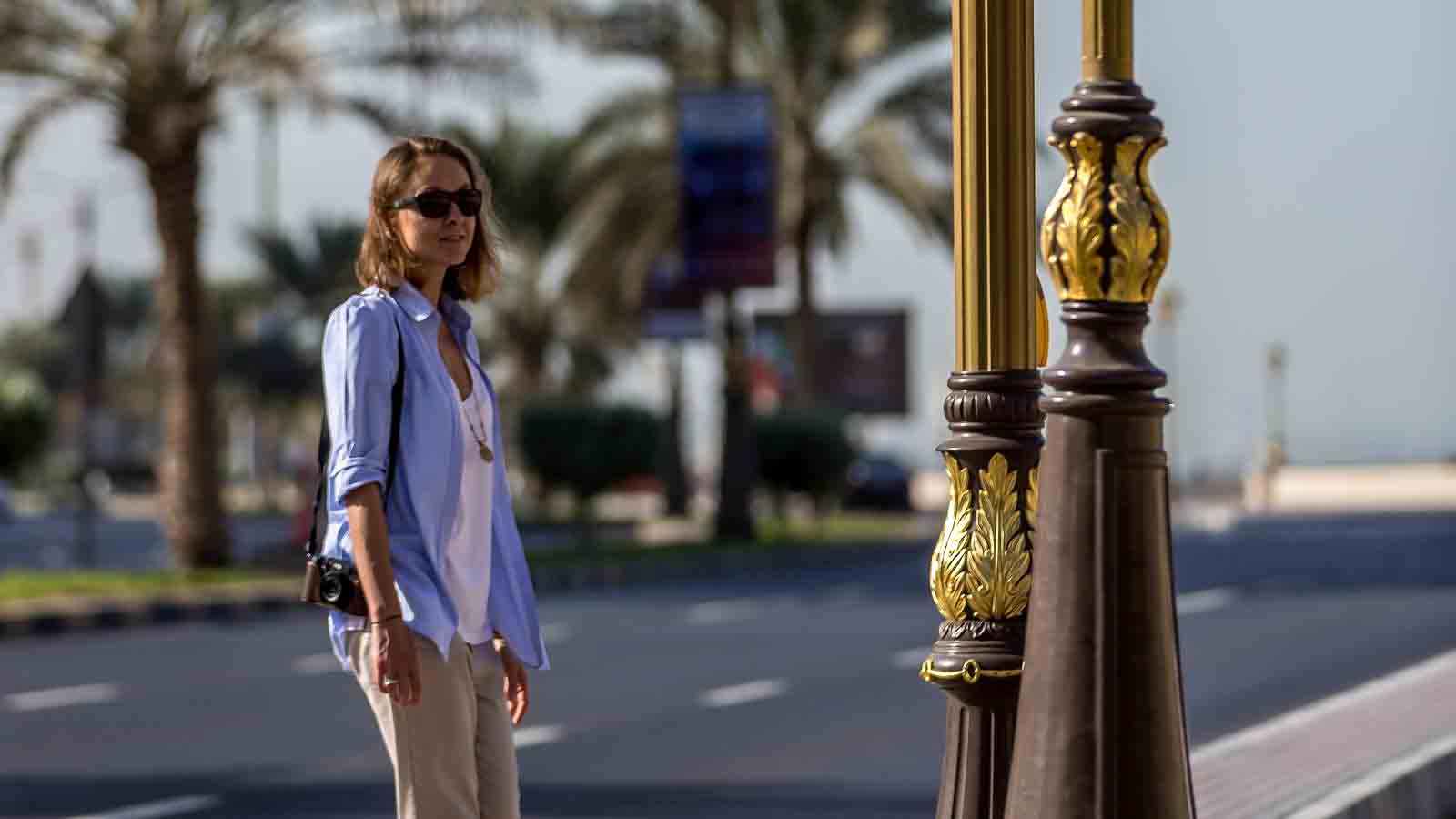 Woman on the streets of Ajman